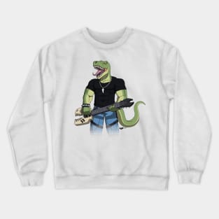 DINOMETAL - TYRANNOSAURUS (No Background) Crewneck Sweatshirt